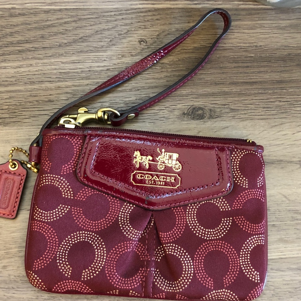 COACH wristlet